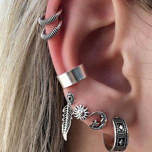 Earrings ~ 7 ~ Ear ~ Drop ~ Hoop ~ Esr Cuffs